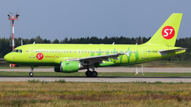RA-73681:Airbus A319:S7 Airlines